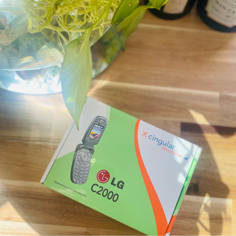 LG | C2000 | Cingular Wireless Vintage Retro Flip Phone + Car Charger